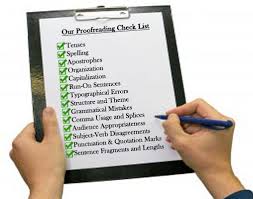 Proofreading Checklist